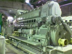 Fairbank Morse submarine diesel engine with a Woodward type UG32 diesel governor